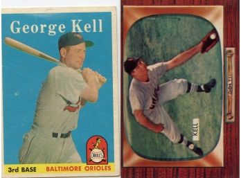 2 George Kell Cards