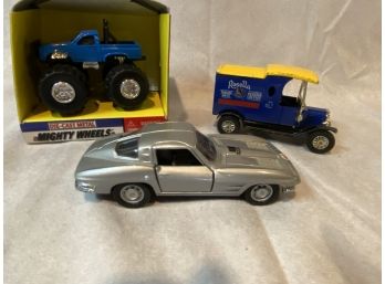 3 Toy Collector Cars