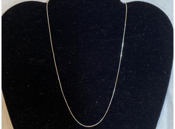 14k White Gold 17' Necklace, 1.49 Grams