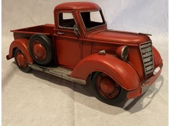 Vintage Red Toy Truck