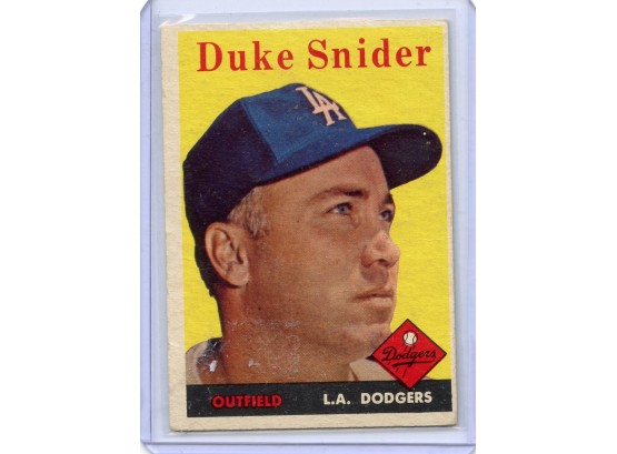 1958 Topps Duke Snider #88