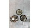 3 Small Silver Dishes, Marked 950 & 1000- 47g