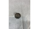 Antique 1800's English Sterling Silver Button