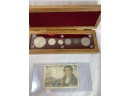 The American Heritage Coin Bar & 5 Cinq Francs *1923 Peace Dollar*