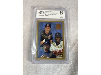 1998 Topps Minted/Cooperstown David Ortiz & Richie Sexson & Dayrle Ward BCCG 10