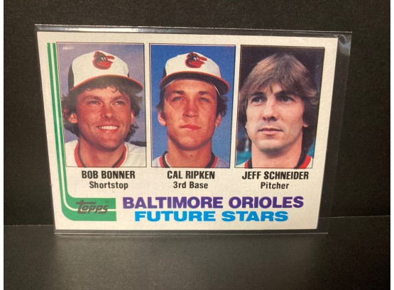 1983 Baltimore Orioles Future Stars Cal Ripken/ Bob Bonner/ Jeff Schneider