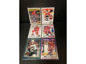Mixed NHL, MLB, NFl, And NBA Cards 80  Cards