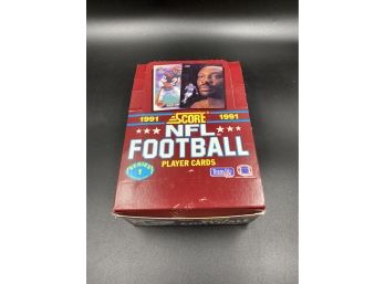 1991 Score NFL Football Series 1 Card Pack Box