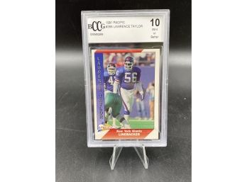 1991 Pacific #356 Lawrence Taylor BCCG Rated 10 Mint Or Better