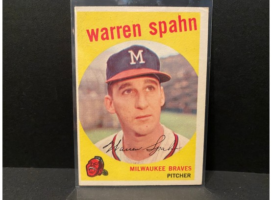 1959 Topps Warren Spahn