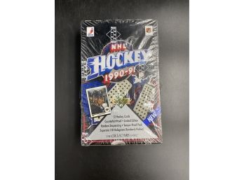 1990-91 Upper Deck LOW SERIES Hockey Hobby Box- Sealed