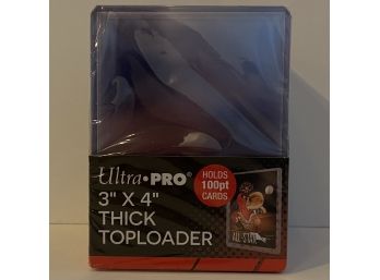 Ultra Pro 3' X4' Thick Top Loaders- Holds 100 Pt Cards- New/sealed