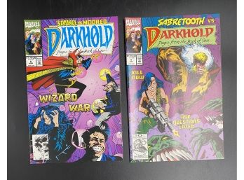 Dr. Strange Vs. Modred Darkhold (6) & Sabertooth Vs. Darkhold (4)