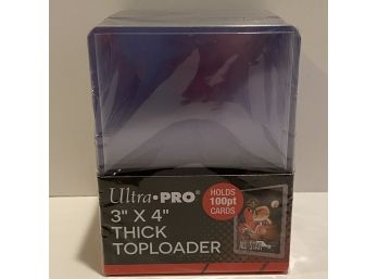 Ultra Pro 3' 4' Thick Top Loaders Holds 100pt Cards