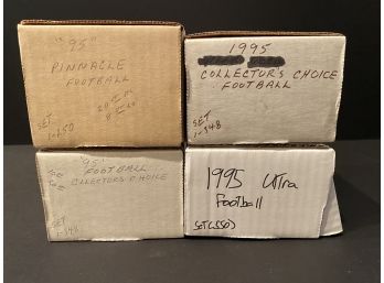 95 Complete NFL Lot- 95 Collectors Choice(2 Sets), 95 Ultra Football Set, 95 Pinnacle Football Set