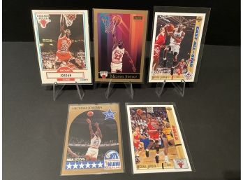 5 Michael Jordan Cards