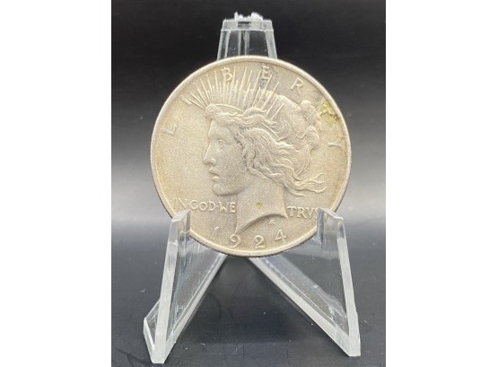 1924-P Peace Silver Dollar