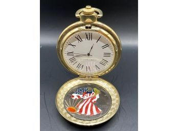 Sterling Silver  Walking Liberty POCKET WATCH Limited Edition
