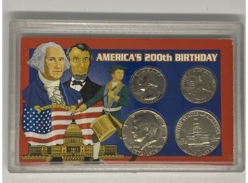 The Morgan Mint America's 200th Birthday Coin Set