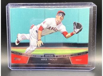 2013 Topps Chase It Down Mike Trout # CD-1 Angels