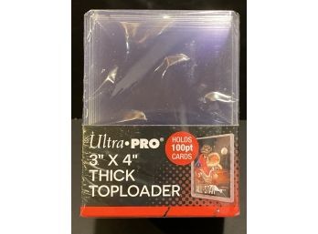 Ultra Pro 3' X4' Thick Top Loaders- Holds 100 Pt Cards- New/sealed