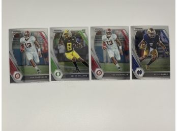 2021 Prizm Football Dolphins Lot : J. Waddle RC, Jevon Holland RC(2) Green Wave Parallel