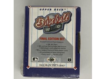 991 Upper Deck Final Edition Set  All Stars  Rookie Cards  100 Card Set  Plus 90's Cards