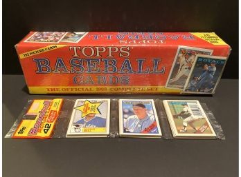 1988 Topps Baseball Complete 792 Card Set Plus One 1988 Topps Rack Pack *Sealed*