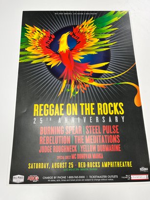 Reggae On The Rocks Poster