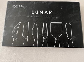 Icons Living Lunar Six Piece Cheese Knife Set