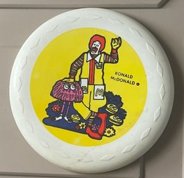 Ronald McDonald Frisbee Flying Disk 9 Inch Vintage 1980s