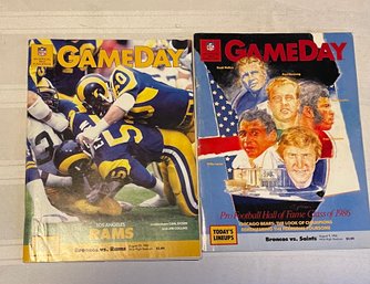 Lot Of 2 Game Day Magazines