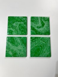 Tile Coasters- Green