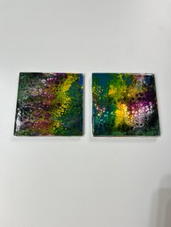 Tile Coasters Multicolored