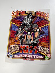 Kiss San Diego Arena Poster