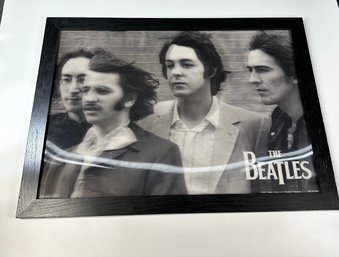 Framed Holographic Beatles Picture