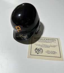 Signed Pittsburgh Pirates Mini Batting Helmet
