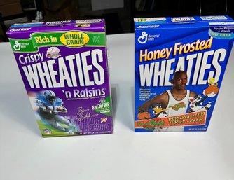 Wheaties Honey Frosted & Raisen Cereal 2 Unopened Boxes