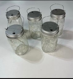 5 Hanging Mason Jar Lights