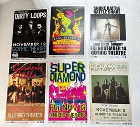 Lot Of 6 Concert Posters