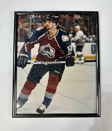 Framed Avalanche Chris Simmons #12 Player