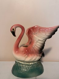 MCM Porcelain Pink Flamingo Planter