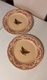 Pair Of Sterling China Decorative Plates