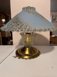 Vintage Wall Lamp With Glass Shade