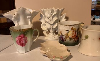 Lot Of 6 Porcelain Pieces