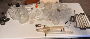 Vintage Glass Chemistry Set