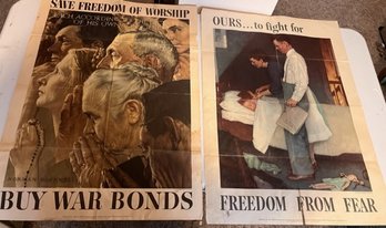 Pair Of Vintage Posters