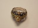 Barbara Bixby 18k Gold, Sterling Silver & Gemstone Ring