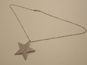 Sterling Silver & Crystal Star Necklace