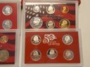 2x SILVER Coin Mint Sets - 2001 & 2004